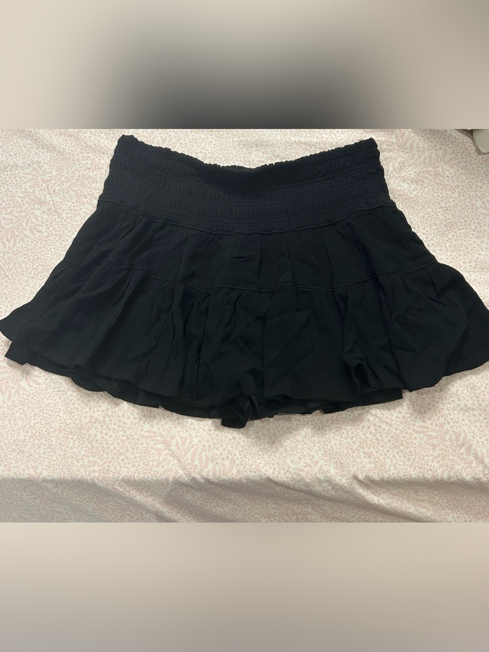 garage tiered mini skirt